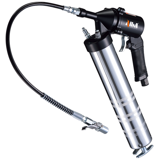 14oz/400g Continuous Shot Air Grease Gun w/ EcoSmart® System + Quick Release Grease Coupler