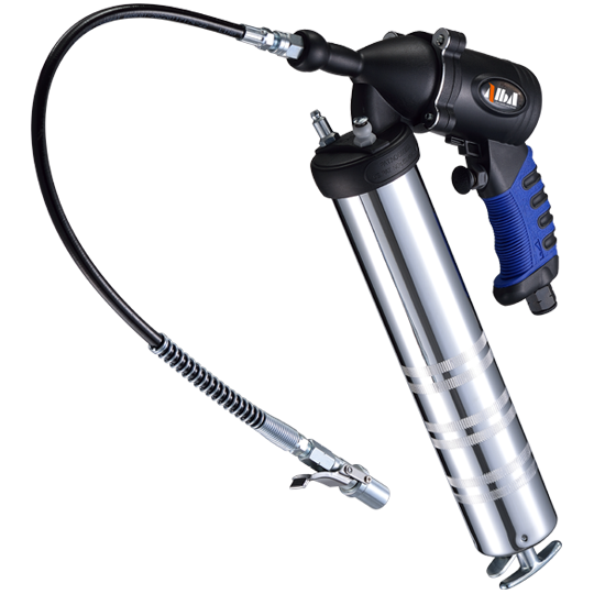 14oz/400g Fiber Composite Continuous Shot Air Grease Gun w/ EcoSmart® System + Quick Release Grease Coupler