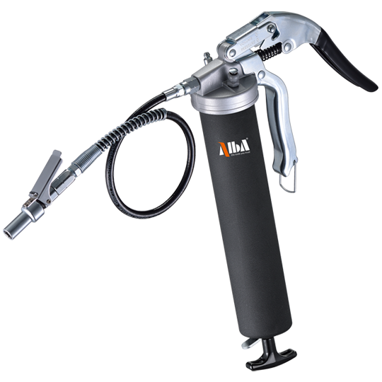 14oz/400g Dual Pressure Pistol Grip Grease Gun w/ EcoSmart® System +Slimline Quick Release Grease Coupler