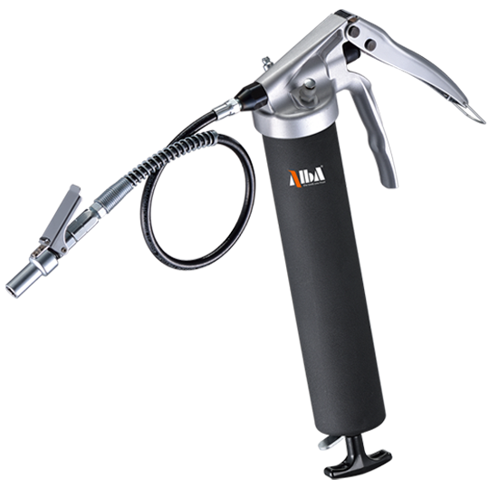 14oz/400g Variable Stroke Pistol Grip Grease Gun w/ EcoSmart® System + Slimline Quick Release Grease Coupler