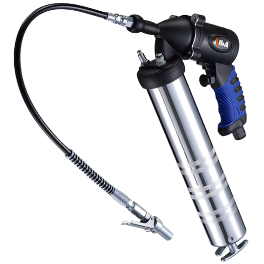 14oz/400g Fiber Composite Continuous Shot Air Grease Gun w/ EcoSmart® System + Slimline Quick Release Grease Coupler